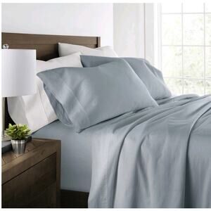 Kaycie Gray Microfiber 4-Pc. Sheet Set, Twin